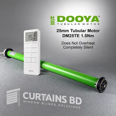 Motorized Roller Blinds with Dooya Tubular Motor & Remote Control