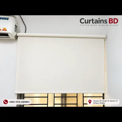 Roller Curtains Price in Bangladesh: Single Layer Roller Blinds at ৳ 150.00 per Sq Ft